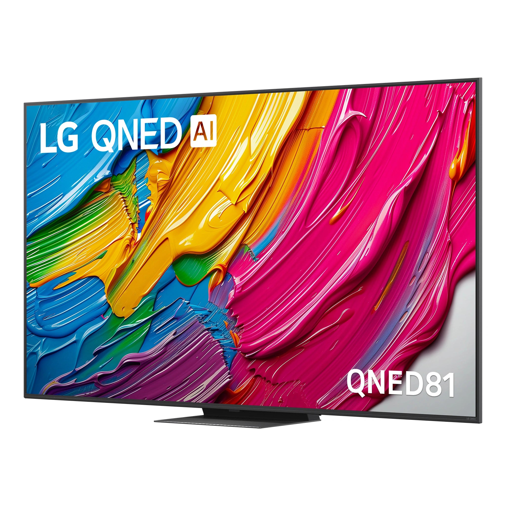 LG 75 Inch AI QNED81 4K Smart TV 75QNED81ASA, Left View