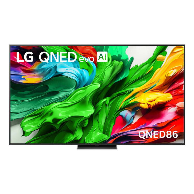 LG 75 Inch QNED evo AI MiniLED 4k Smart TV 75QNED86ASA, Front View