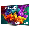 LG 75 Inch evo AI Mini LED 4K Smart TV 2026 75QNED86BSA, Left Side View