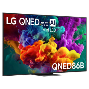 LG 75 Inch evo AI Mini LED 4K Smart TV 2026 75QNED86BSA, Right Side View