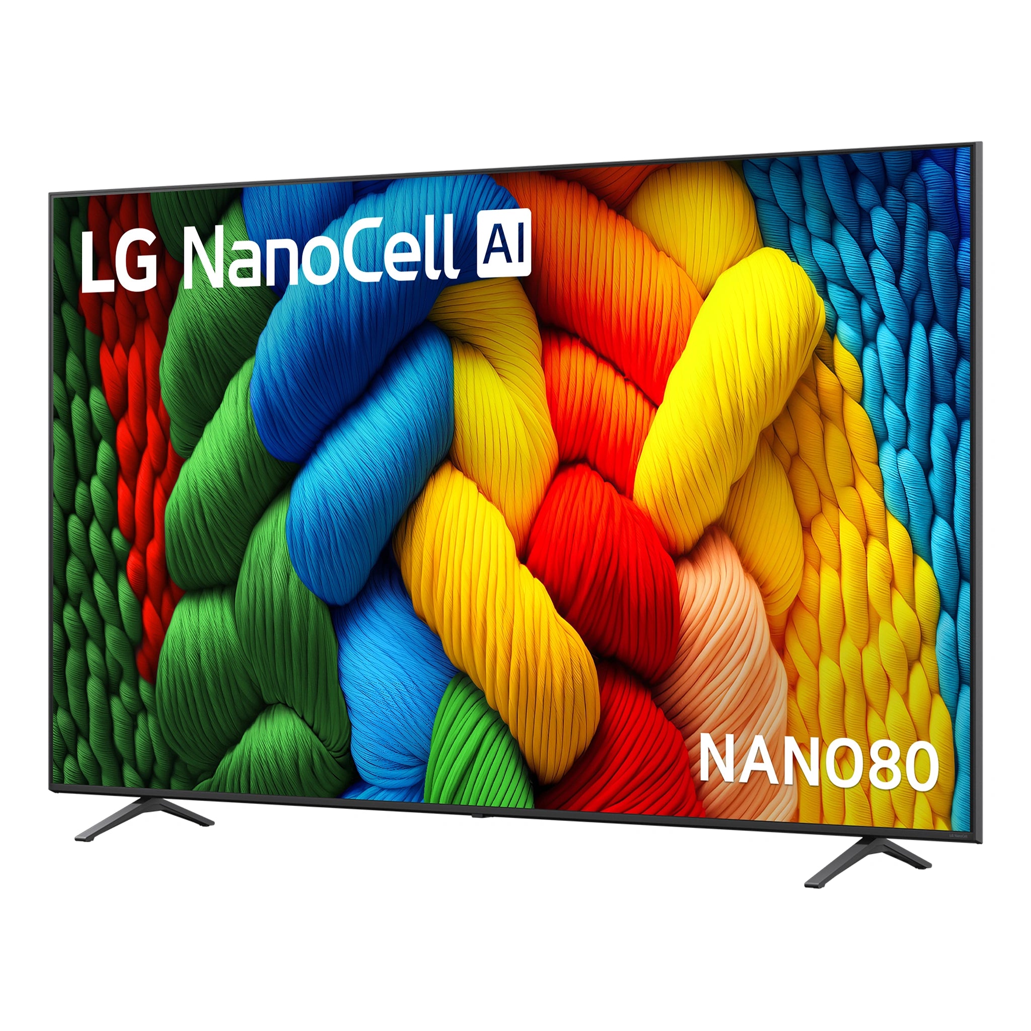 LG 86 Inch Nano Cell AI NANO80 4k Smart TV 2025 86NANO80ASA, Left View