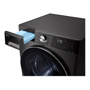 LG 10kg Series 10 Heat Pump Dryer with Inverter Control DVH1010B, Drawer Open