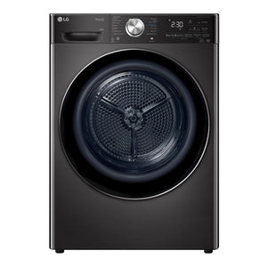 LG 10kg Series 10 Heat Pump Dryer with Inverter Control DVH1010B, Front View