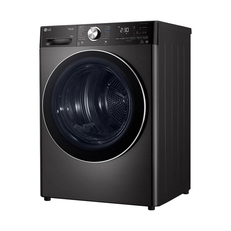 LG 10kg Series 10 Heat Pump Dryer with Inverter Control DVH1010B, Right Side View