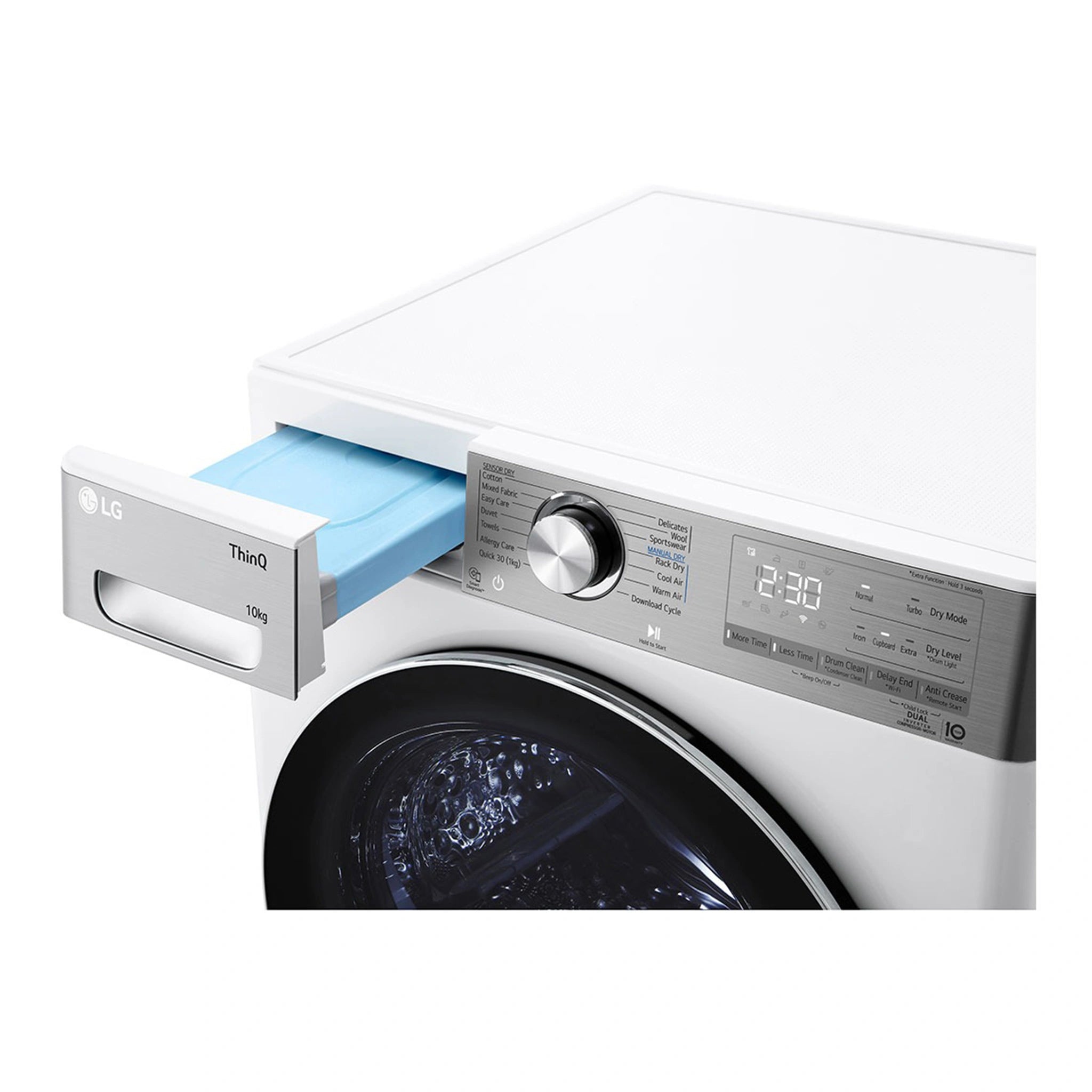 LG DVH1010W 10kg Series 10 Heat Pump Dryer - 9 Star