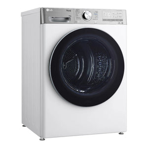 LG 10kg Series 10 Heat Pump Dryer - 9 Star DVH1010W, Front Left Side View