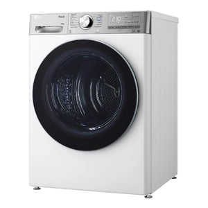 LG 10kg Series 10 Heat Pump Dryer - 9 Star DVH1010W, Front Right Side View