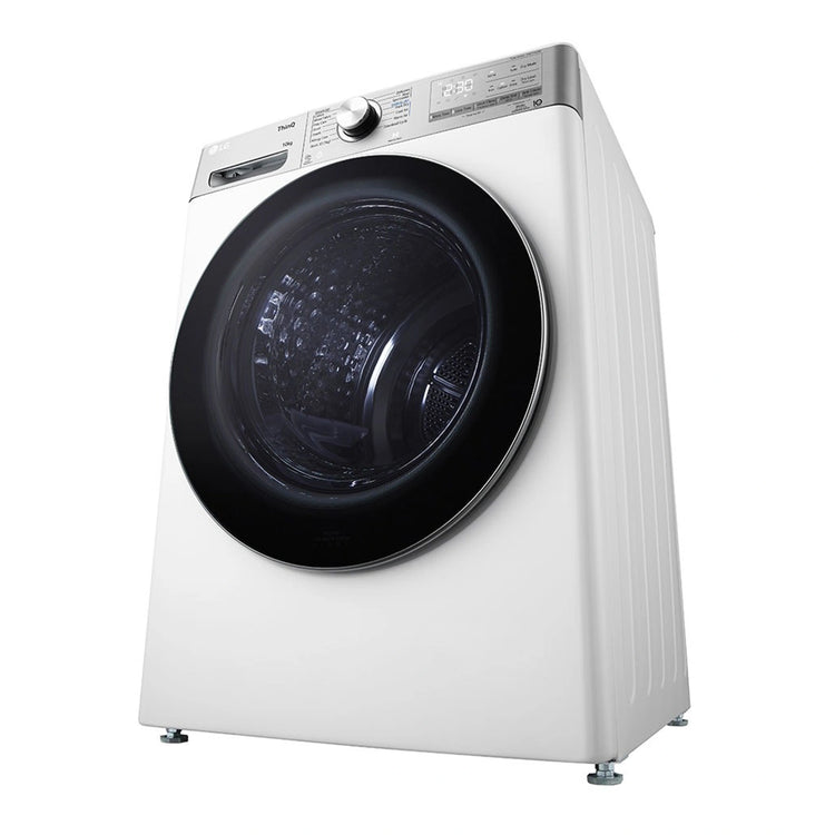 LG 10kg Series 10 Heat Pump Dryer - 9 Star DVH1010W, Front Right Side View 2
