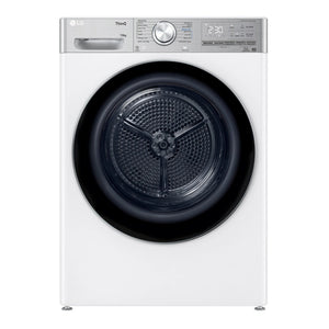 LG 10kg Series 10 Heat Pump Dryer - 9 Star DVH1010W, Front View