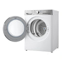 LG 10kg Series 10 Heat Pump Dryer - 9 Star DVH1010W, Right Side View Door Open
