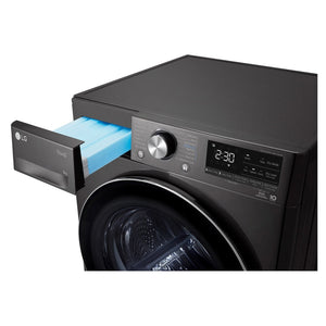 LG 8kg Series 9 Heat Pump Dryer 9 Star DVH908B, Drawer Open View