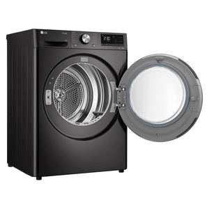 LG 8kg Series 9 Heat Pump Dryer 9 Star DVH908B, Right Side Door Open View