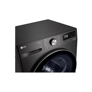 LG 9kg Series 9 Heat Pump Dryer – Black DVH909B, Control Panel View