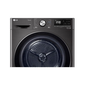 LG 9kg Series 9 Heat Pump Dryer – Black DVH909B, Control Panel View 2