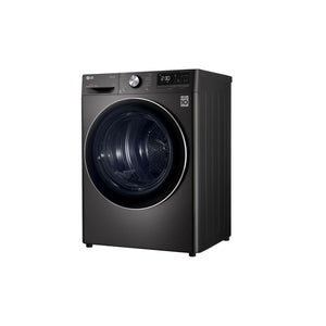 LG 9kg Series 9 Heat Pump Dryer – Black DVH909B, Right Side View