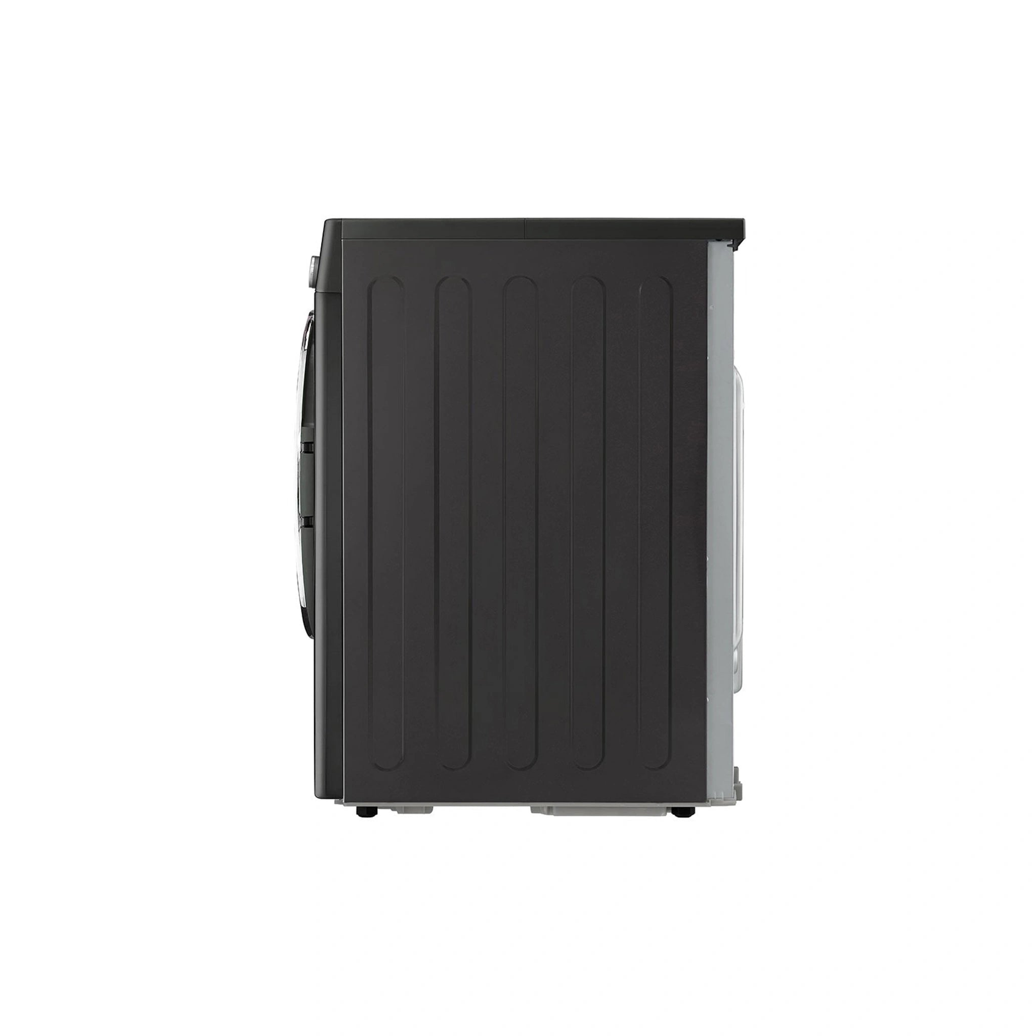 LG 9kg Series 9 Heat Pump Dryer – Black DVH909B, Side View