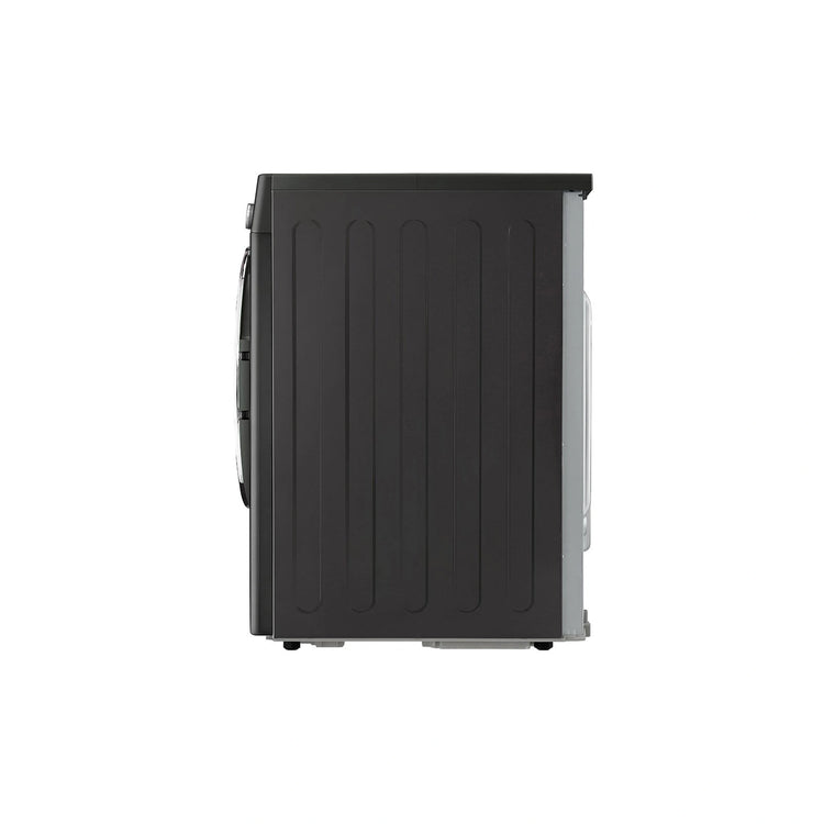 LG 9kg Series 9 Heat Pump Dryer – Black DVH909B, Side View