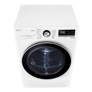LG 9kg Heat Pump Dryer with Inverter Control DVH909W, Top View