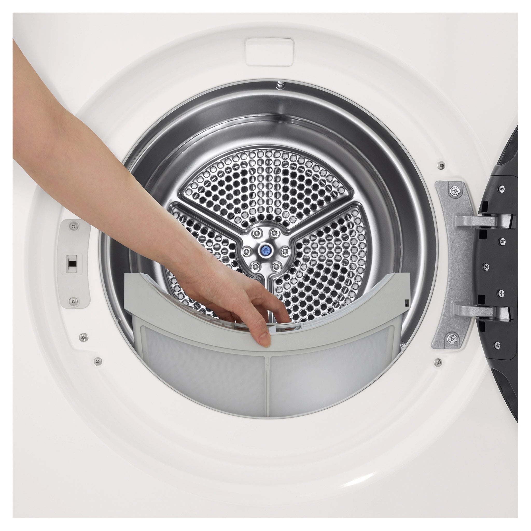 LG 8Kg Series 3 Heat Pump Dryer DXH308W, Drum Detail View