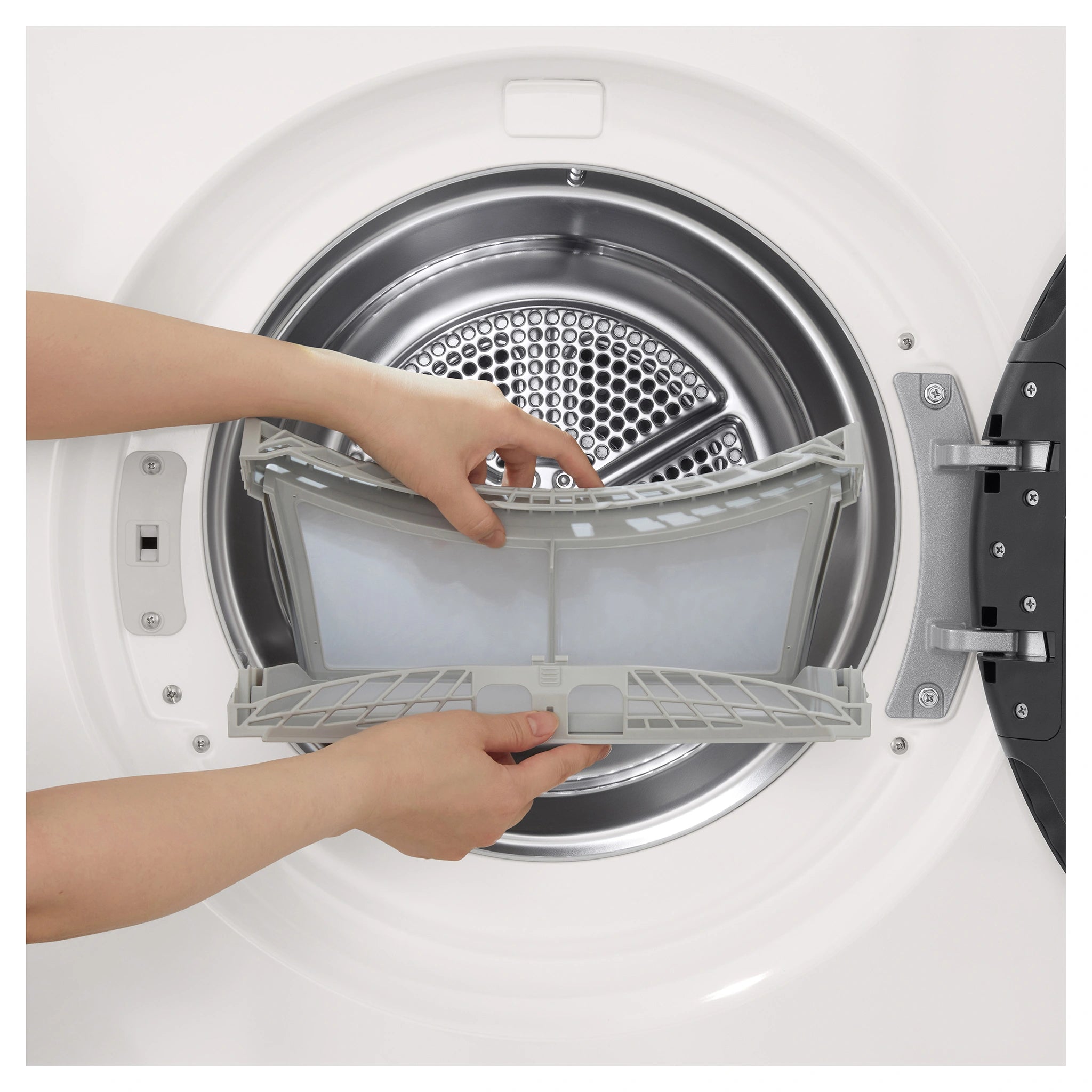 LG 8Kg Series 3 Heat Pump Dryer DXH308W, Drum Detail View