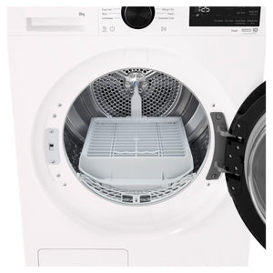 LG 8Kg Series 3 Heat Pump Dryer DXH308W, Drum Detail View