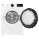 LG 8Kg Series 3 Heat Pump Dryer DXH308W, Open Door Front View