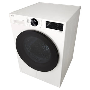 LG 8Kg Series 3 Heat Pump Dryer DXH308W, Right High Angle View