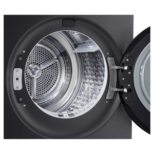 LG 9kg Series 9 Matte Black Heat Pump Dryer 9 Star DXH909MB, Drum Inside View