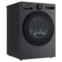 LG 9kg Series 9 Matte Black Heat Pump Dryer 9 Star DXH909MB, Left Side View