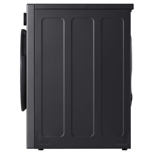LG 9kg Series 9 Matte Black Heat Pump Dryer 9 Star DXH909MB, Side View