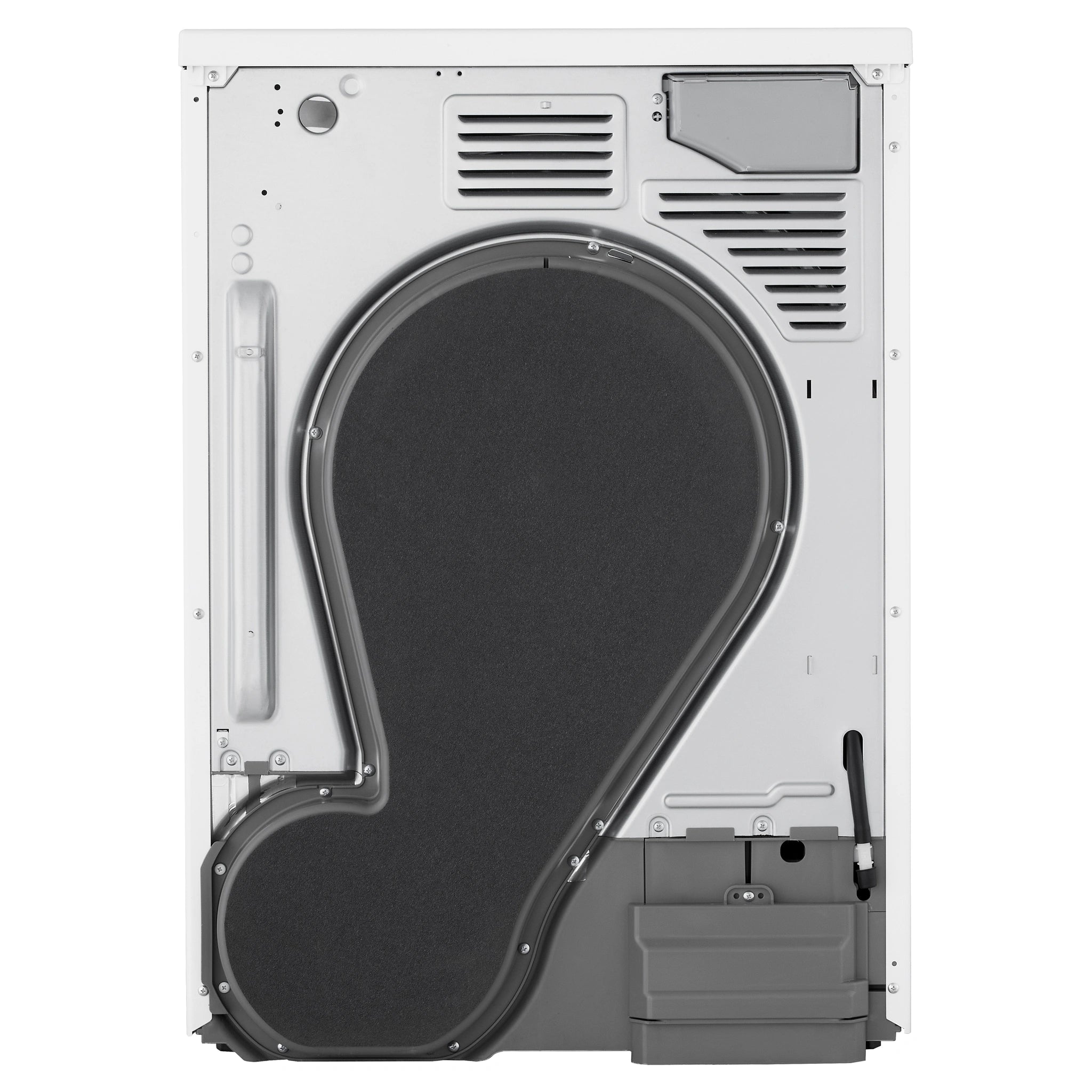 LG 9kg Series 9 White Heat Pump Dryer 9 Star Energy Rating DXH909W, Back Side View