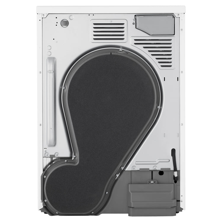 LG 9kg Series 9 White Heat Pump Dryer 9 Star Energy Rating DXH909W, Back Side View