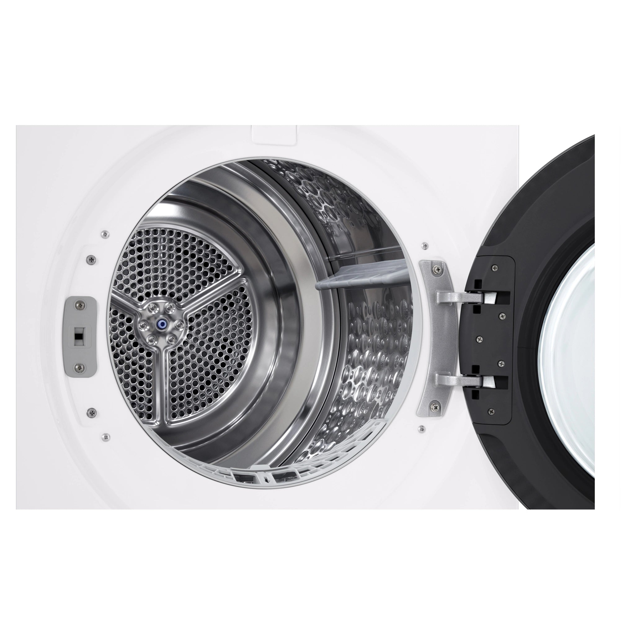 LG 9kg Series 9 White Heat Pump Dryer 9 Star Energy Rating DXH909W, Drum Inside View