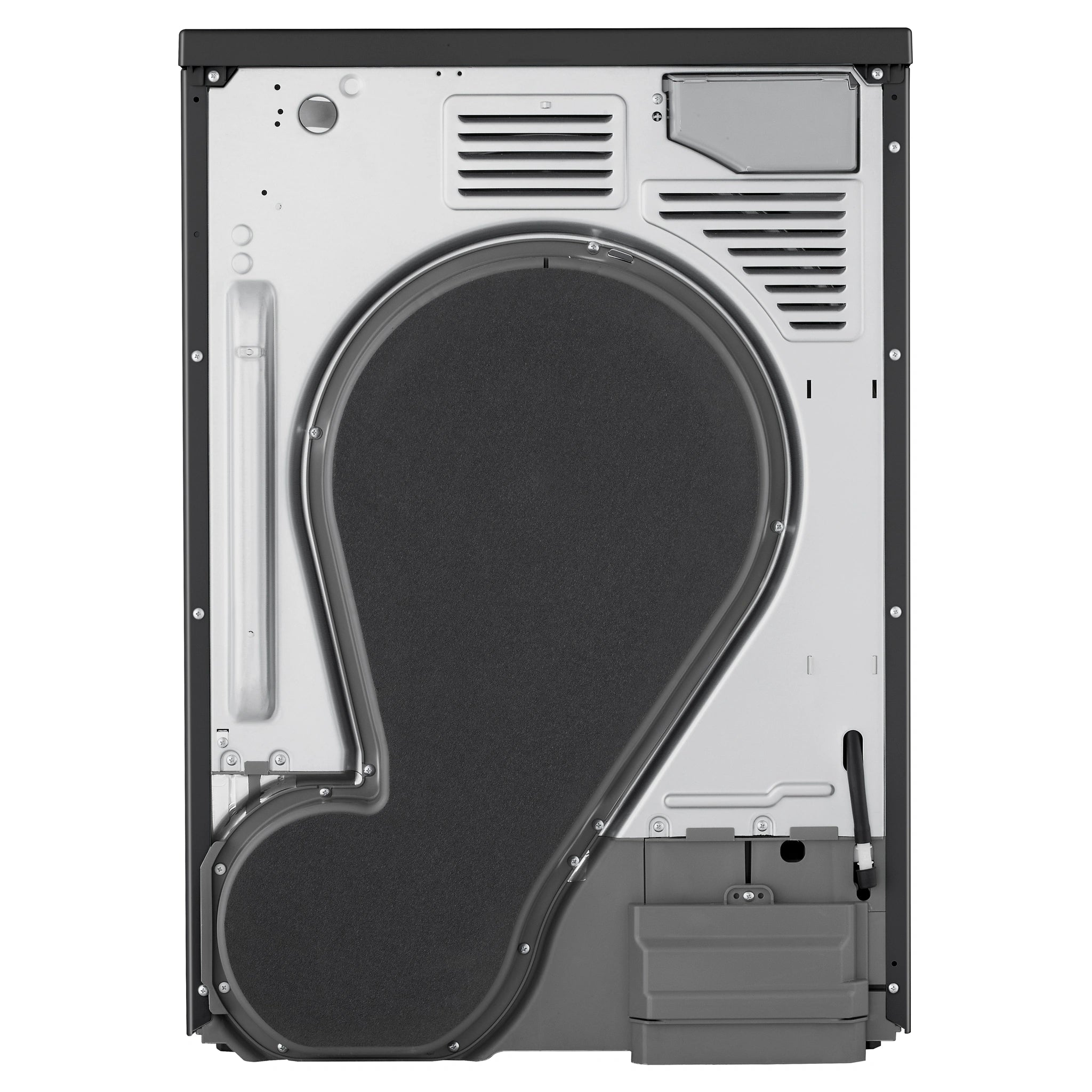 LG 10kg Series 9 Matte Black Heat Pump Dryer 9 Star DXH910MB, Back Side View