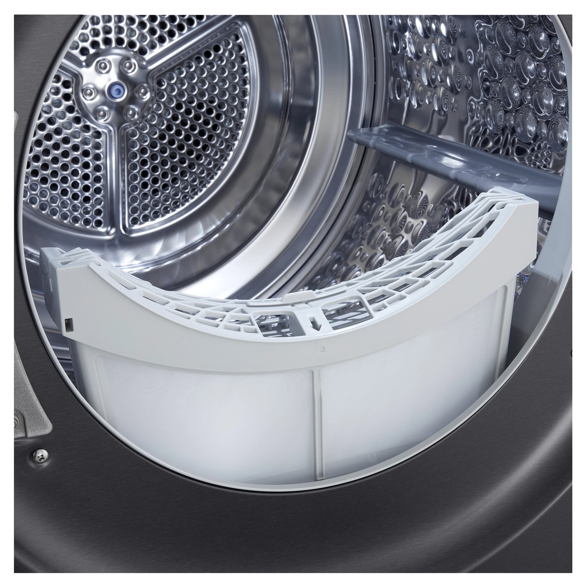 LG 10kg Series 9 Matte Black Heat Pump Dryer 9 Star DXH910MB, Filter View