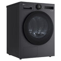 LG 10kg Series 9 Matte Black Heat Pump Dryer 9 Star DXH910MB, Left Side View