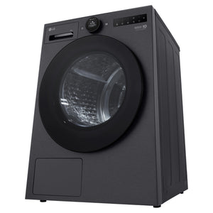 LG 10kg Series 9 Matte Black Heat Pump Dryer 9 Star DXH910MB, Right Side Bottom View