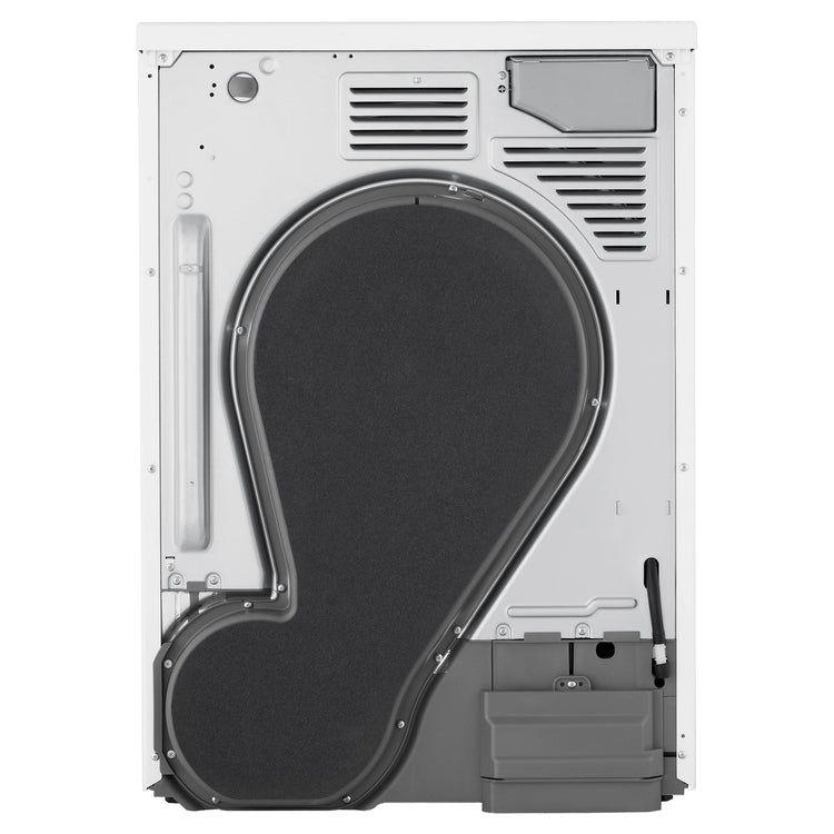 LG 10kg Series 9 White Heat Pump Dryer 9 Star DXH910W, Back Side View