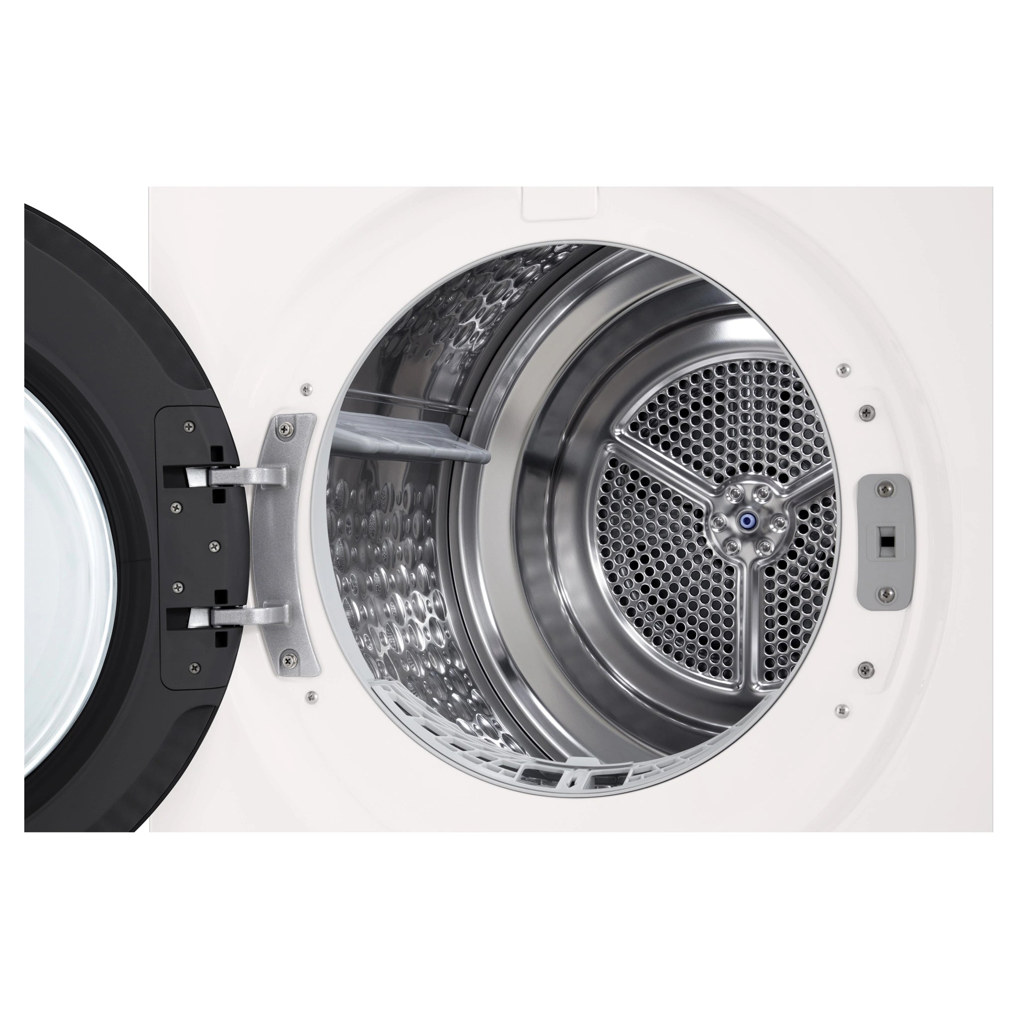 LG 10kg Series 9 White Heat Pump Dryer 9 Star DXH910W, Drum Inside View