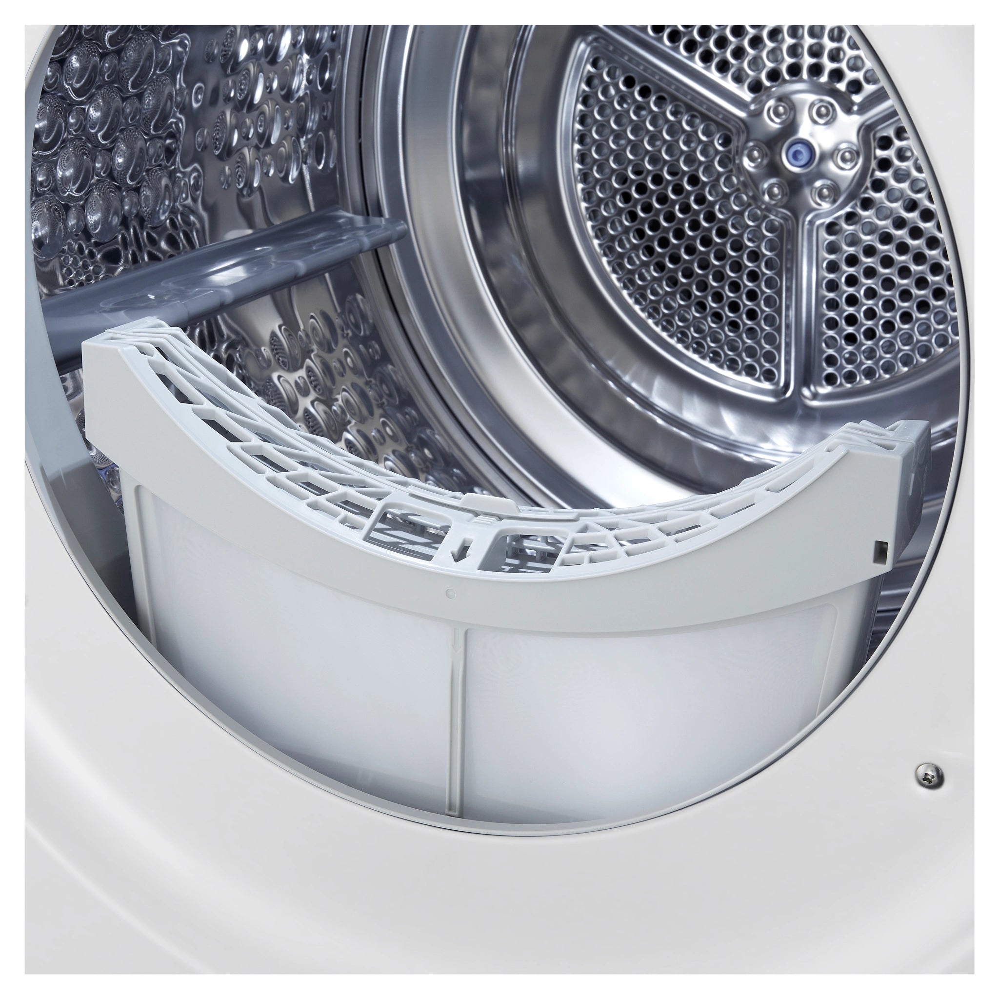 LG 10kg Series 9 White Heat Pump Dryer 9 Star DXH910W, Filter View