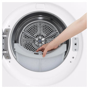 LG 10kg Series 9 White Heat Pump Dryer 9 Star DXH910W, Filter View