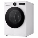 LG 10kg Series 9 White Heat Pump Dryer 9 Star DXH910W, Right Side View