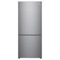 LG 420L Bottom Mount Fridge - Stainless Finish GB455PL, Front View
