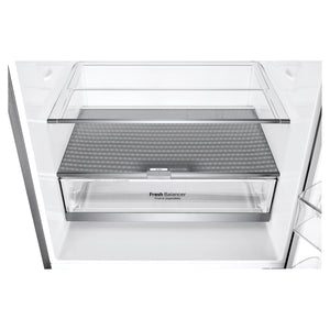 LG 420L Bottom Mount Fridge - Stainless Finish GB455PL, Vegetable Crisper View