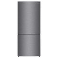 LG 420L Bottom Mount Fridge - Graphite Finish GB455UPLE, Front View
