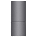 LG 420L Bottom Mount Fridge - Graphite Finish GB455UPLE, Front View