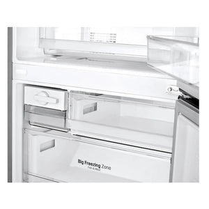 LG 420L Bottom Mount Fridge - Graphite Finish GB455UPLE, Inside View