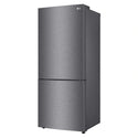 LG 420L Bottom Mount Fridge - Graphite Finish GB455UPLE, Left Side View