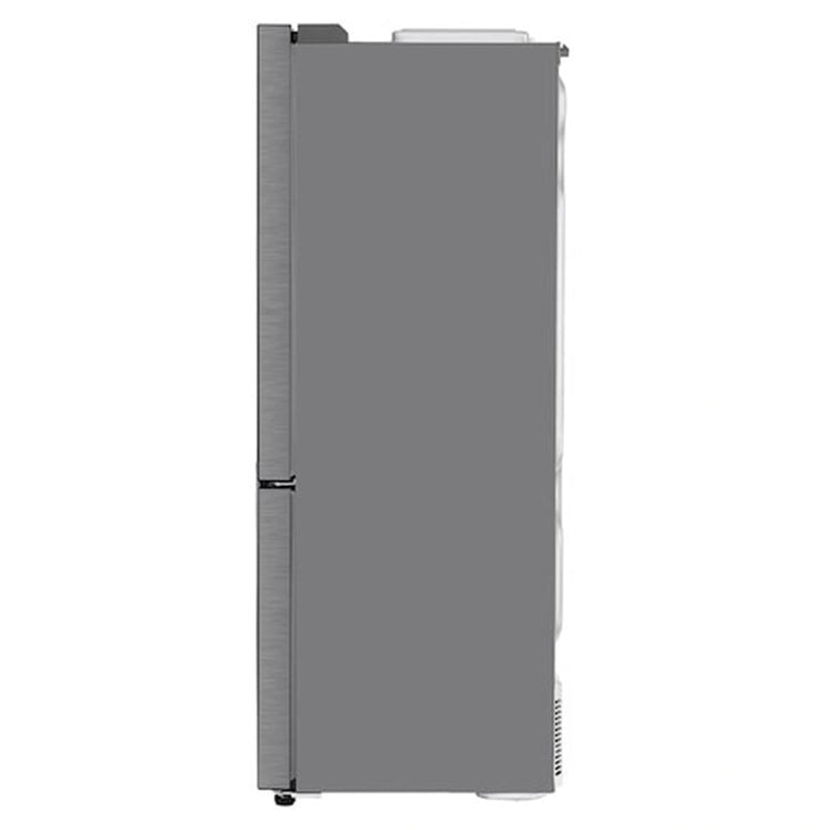 LG 420L Bottom Mount Fridge - Graphite Finish GB455UPLE, Side View