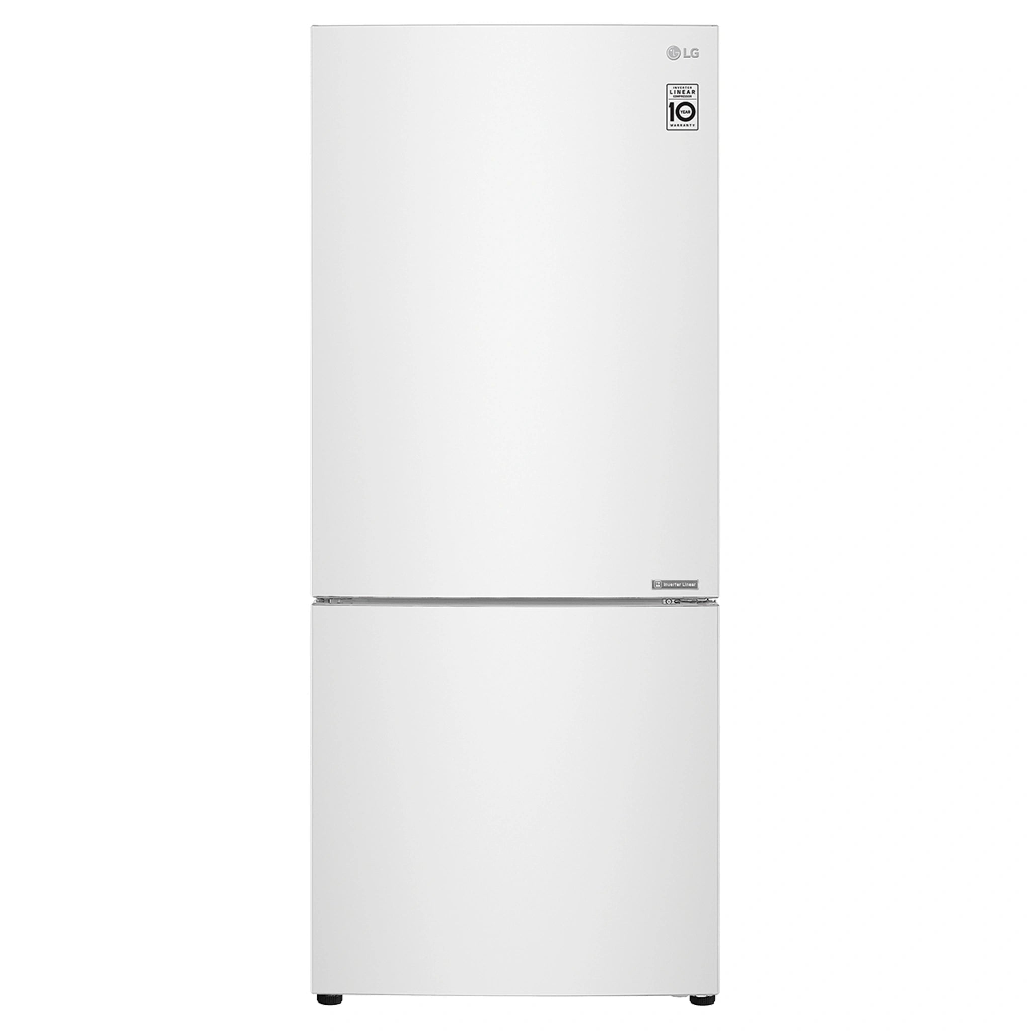 LG GB455WL 420L Bottom Mount Fridge - White Finish